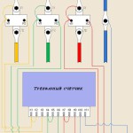 Схема подключения трёхфазного счётчика через трансформаторы тока